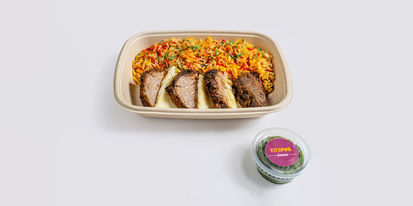 Grilled Steak n' Halloumi